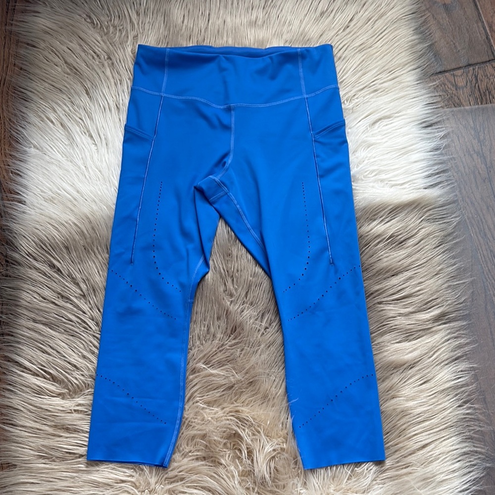 Women's Blue Athletic Leggings
